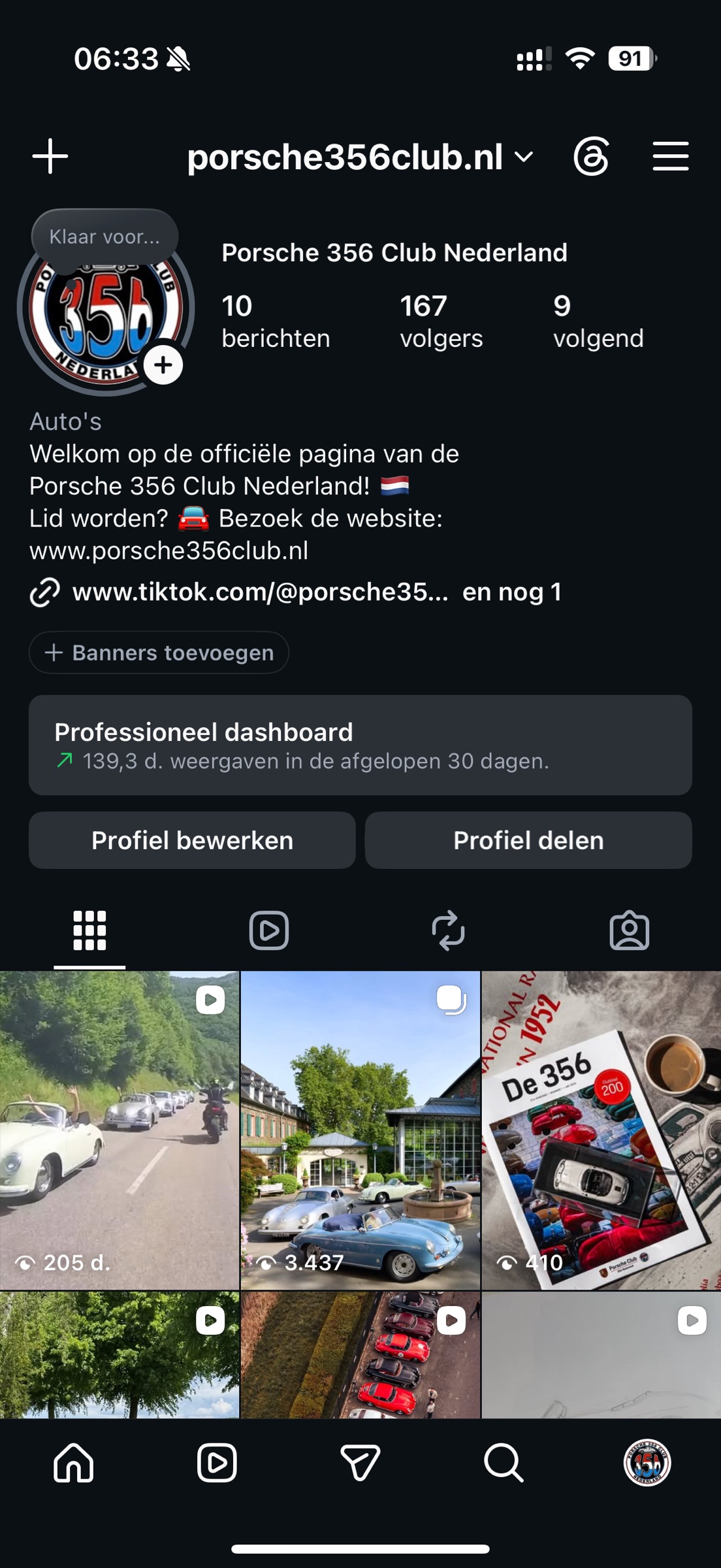 356 Club Nederland — social